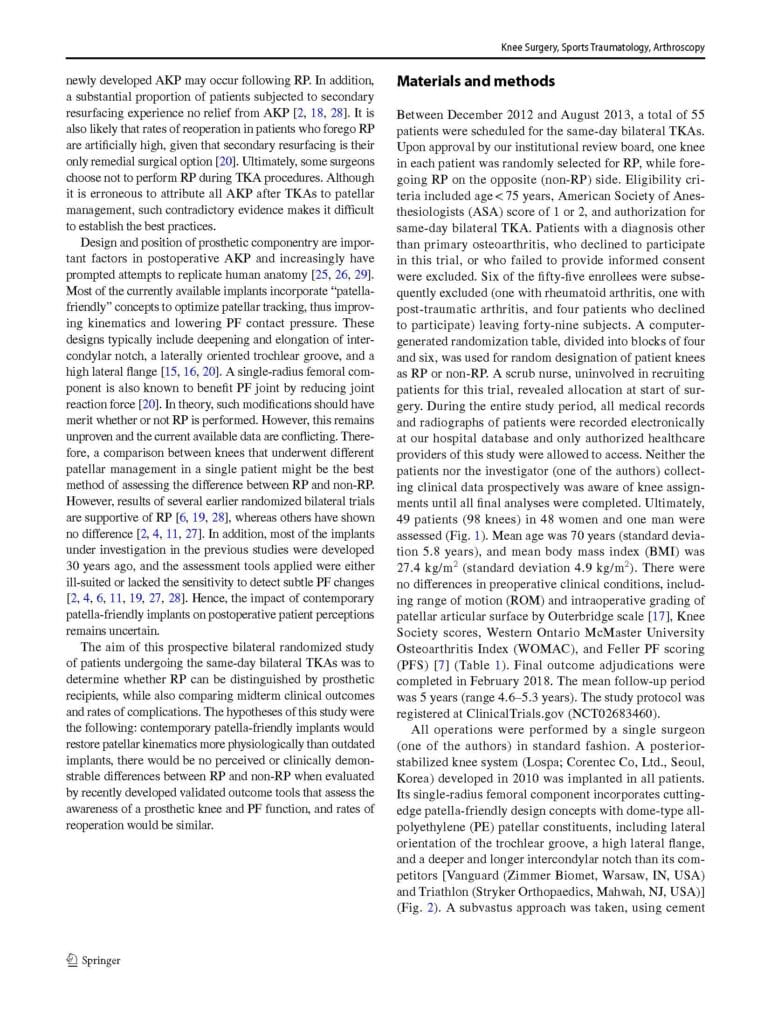 2018_Patella KSSTA Epub (Yong In) - page 2