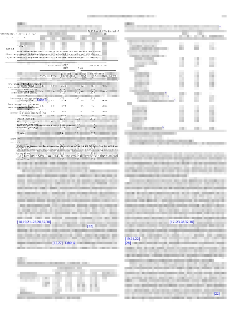 2016_The Patient s Perception Does Not Differ Following Subvastus and Medial Parapatellar Approaches in Total Knee Arthroplasty - page 4