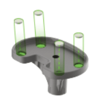 hole and cap